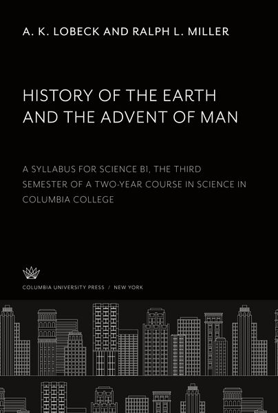 Produktbild: History of the Earth and the Advent of Man
