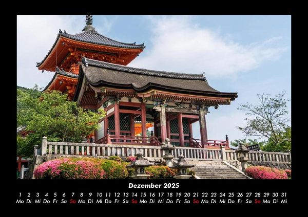 Produktbild: Tempel 2025 Fotokalender DIN A3
