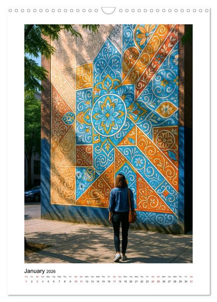 Produktbild: Facades tell Stories (Wall Calendar 2026 DIN A3 portrait), CALVENDO 12 Month Wall Calendar