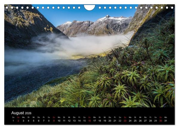 Produktbild: Neuseeland - Paradies am anderen Ende der Welt (Wandkalender 2026 DIN A4 quer), CALVENDO Monatskalender
