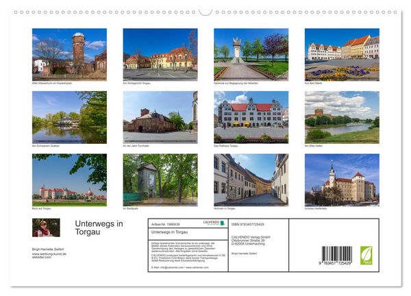 Produktbild: Unterwegs in Torgau (hochwertiger Premium Wandkalender 2026 DIN A2 quer), Kunstdruck in Hochglanz