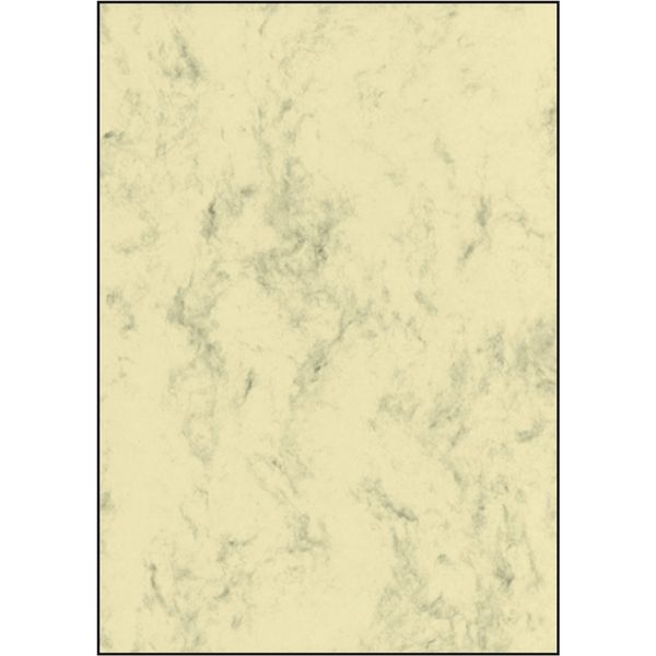 Produktbild: sigel Feinpapier Marmor Motiv beidseitig beige DIN A5 100 Blatt