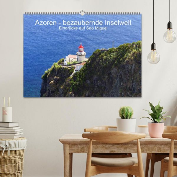 Produktbild: Azoren - bezaubernde Inselwelt. Eindr&uuml;cke auf Sao Miguel (Wandkalender 2026 DIN A2 quer), CALVENDO Monatskalender