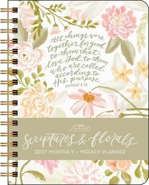 Produktbild: Scriptures and Florals 2027 Monthly/Weekly Planner Calendar