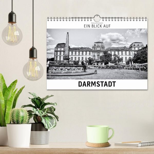Produktbild: Ein Blick auf Darmstadt (Wandkalender 2026 DIN A4 quer), CALVENDO Monatskalender