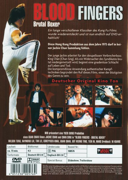 Produktbild: Jackie Chan - Blood Fingers
