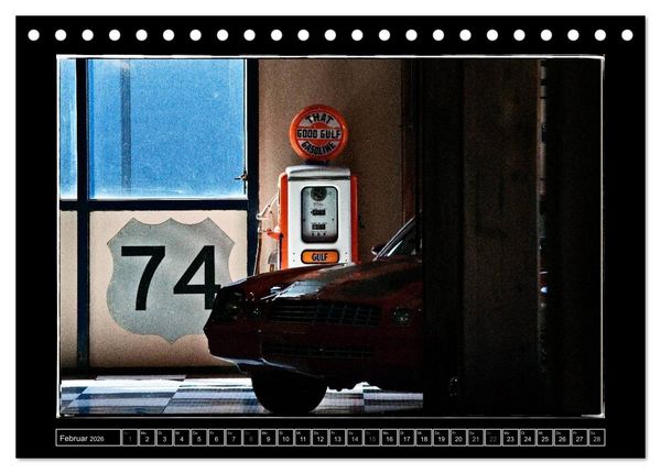 Produktbild: Oldtimer auf Tour (Tischkalender 2026 DIN A5 quer), CALVENDO Monatskalender