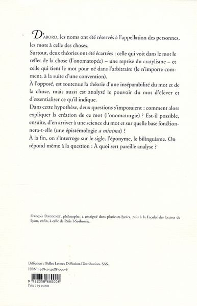 Produktbild: Fre-Les Noms Et Les Mots