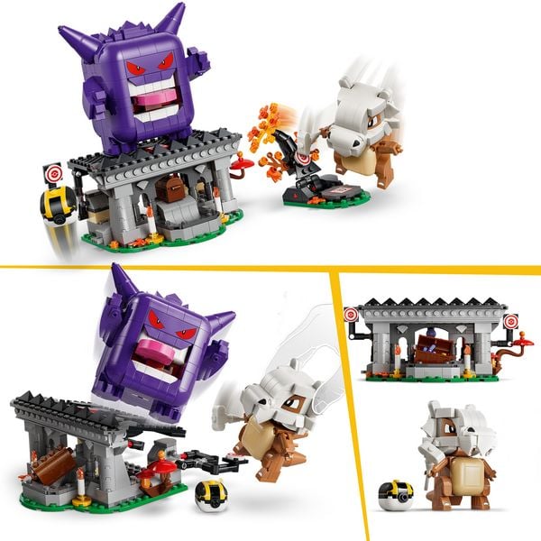 Produktbild: LEGO Pok&eacute;mon SMART Play: Tragossos und Gengars Gruselduell kompatibles Set 72166