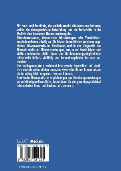 Produktbild: Kein Grund depressiv zu sein: Psychiatrie f&uuml;r Senioren