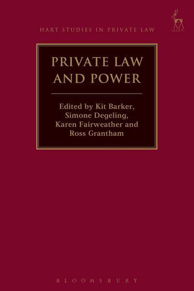 Produktbild: Private Law and Power