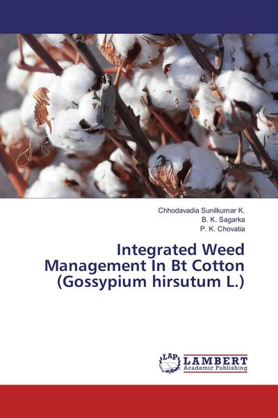 Produktbild: Integrated Weed Management In Bt Cotton (Gossypium hirsutum L.)