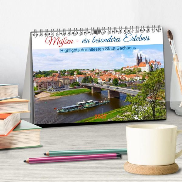 Produktbild: Mei&szlig;en - ein besonderes Erlebnis. Highlights der &auml;ltesten Stadt Sachsens (Tischkalender 2027 DIN A5 quer), CALVENDO Monatskalender