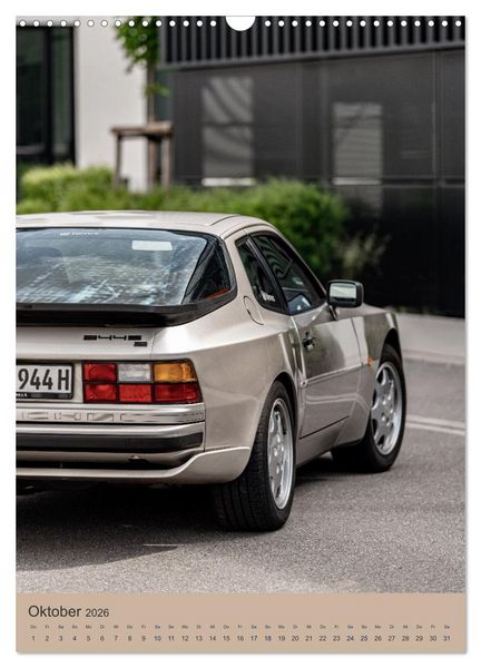 Produktbild: Porsche 944 - Fine Art (Wandkalender 2026 DIN A3 hoch), CALVENDO Monatskalender