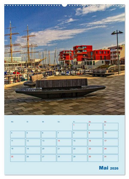 Produktbild: Priwall bei Travem&uuml;nde &ndash; Terminplaner (hochwertiger Premium Wandkalender 2026 DIN A2 hoch), Kunstdruck in Hochglanz