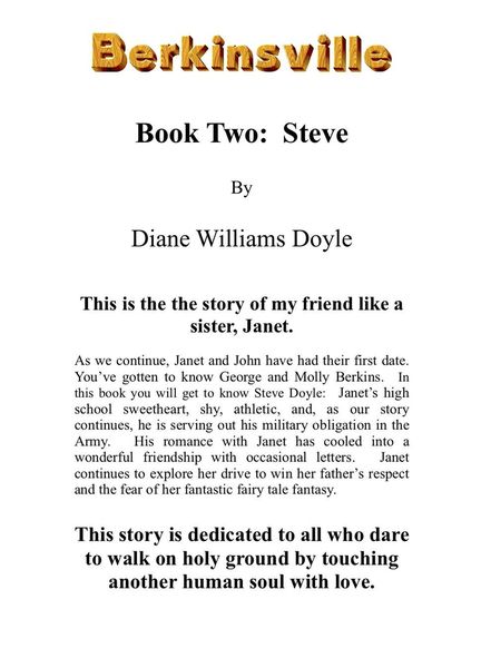 Produktbild: Book Two: Steve (Berkinsville, #2)