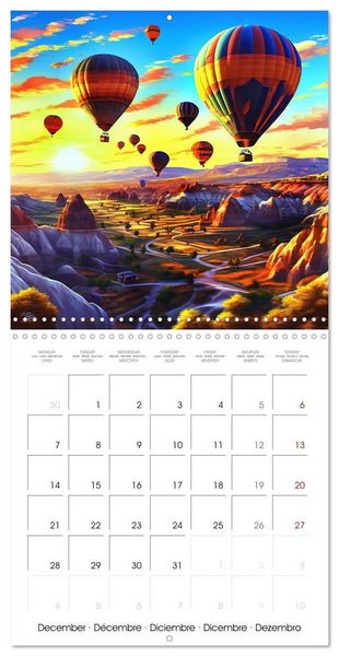 Produktbild: WORLD TRAVEL SCENIC DESTINATIONS (Wall Calendar 2026 12 &times; 12 Inch) CALVENDO 12 Month Wall Calendar