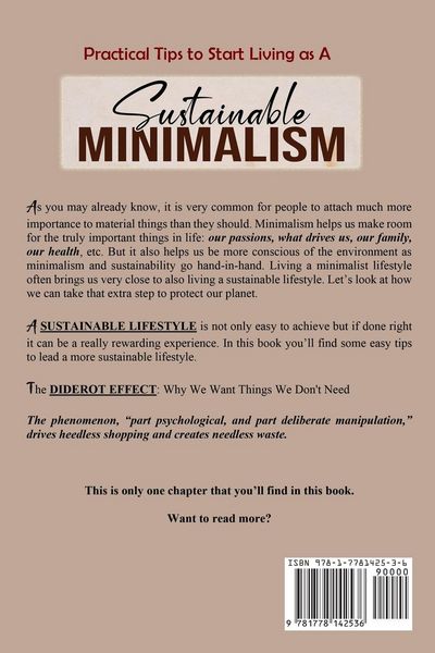 Produktbild: Sustainable Minimalism