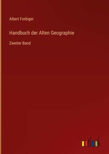 Produktbild: Handbuch der Alten Geographie