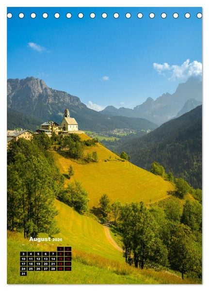 Produktbild: S&uuml;dtirol, das Wanderparadies (Tischkalender 2026 DIN A5 hoch), CALVENDO Monatskalender