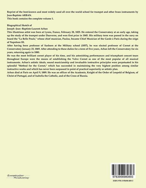 Produktbild: Arban&acute;s complete celebrated method for the cornet