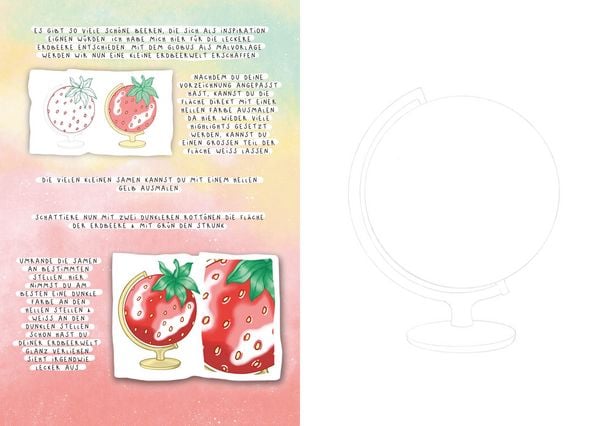 Produktbild: Dein verr&uuml;cktes Zeichenbuch &ndash; Draw me ... fruity, slimy, shiny, planty &ndash; Von YouTuberin Foxy Draws
