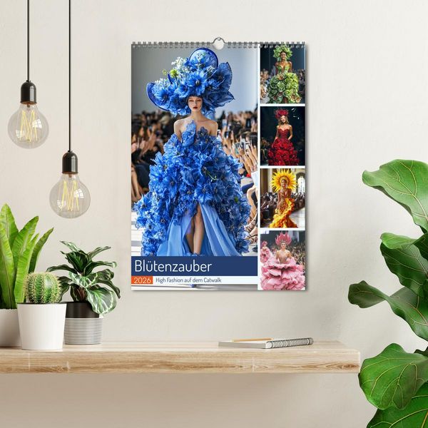 Produktbild: Bl&uuml;tenzauber. High Fashion auf dem Catwalk (Wandkalender 2026 DIN A3 hoch), CALVENDO Monatskalender