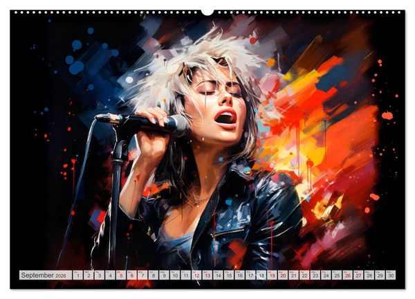 Produktbild: ROCK Feel the unlimited power (Wall Calendar 2026 DIN A2 landscape), CALVENDO 12 Month Wall Calendar