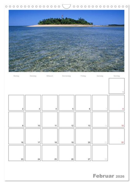 Produktbild: Australien - Terminplaner (Wandkalender 2026 DIN A3 hoch), CALVENDO Monatskalender