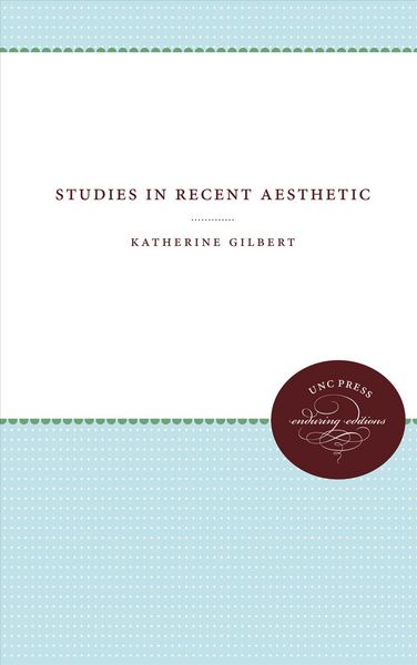Produktbild: Studies in Recent Aesthetic