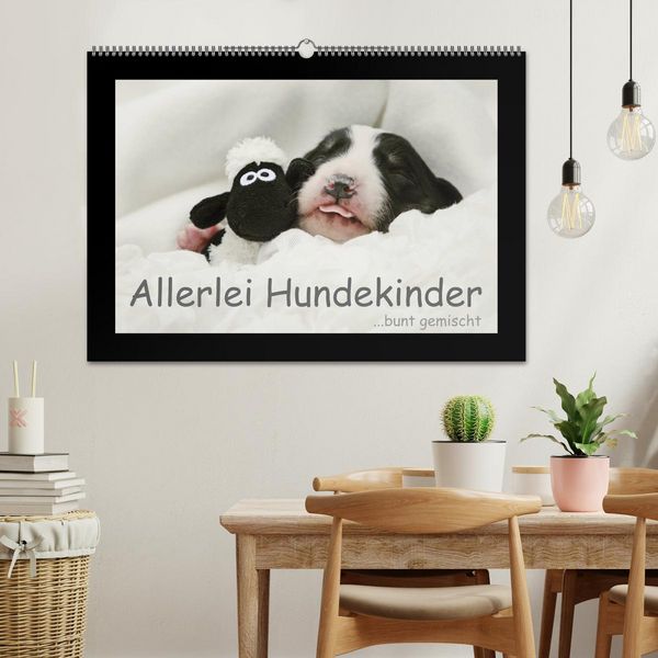 Produktbild: Allerlei Hundekinder (Wandkalender 2026 DIN A2 quer), CALVENDO Monatskalender