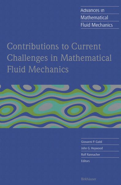 Produktbild: Contributions to Current Challenges in Mathematical Fluid Mechanics