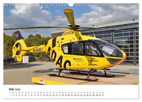 Produktbild: Rettungshubschrauber in Action (Wandkalender 2026 DIN A3 quer), CALVENDO Monatskalender