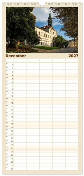Produktbild: Familienplaner 2027 - Weimar - Mit Plan durch das Jahr mit 5 Spalten (Wandkalender, 21 x 45 cm) CALVENDO