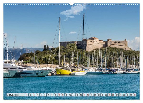 Produktbild: ANTIBES Idyllische Impressionen (Wandkalender 2026 DIN A2 quer), CALVENDO Monatskalender
