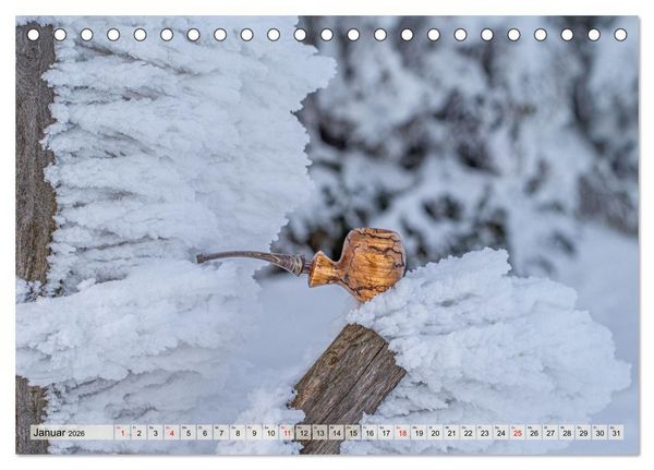 Produktbild: Tabakpfeifenkunst (Tischkalender 2026 DIN A5 quer), CALVENDO Monatskalender