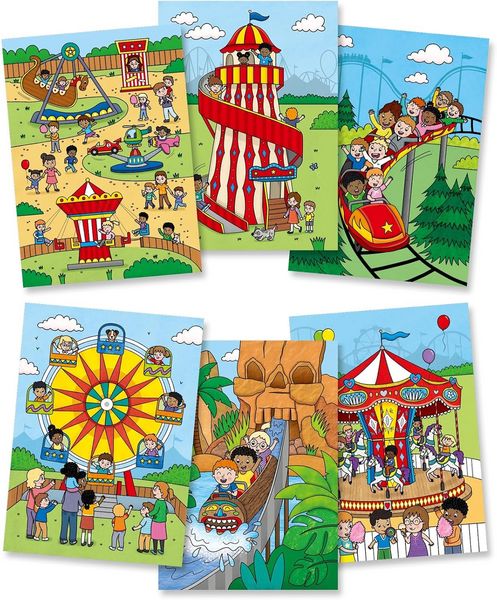 Produktbild: Jumbo 1150400342 - Galt, Water Magic Theme Park inkl. Wasserstift, magisches Freizeitpark-Malblock