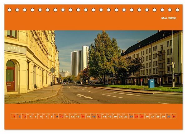Produktbild: Chemnitz Ansichten (Tischkalender 2026 DIN A5 quer), CALVENDO Monatskalender