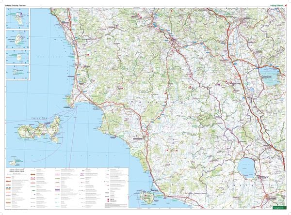Toskana, Straßen- und Freizeitkarte 1:150.000, freytag & berndt