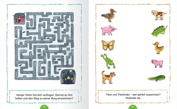 Produktbild: Mein cleveres Vorschulbuch - Logisches Denken und Konzentration