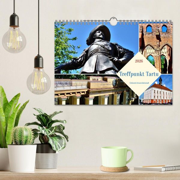 Produktbild: Treffpunkt Tartu - Estlands Universit&auml;tsstadt (Wandkalender 2026 DIN A4 quer), CALVENDO Monatskalender