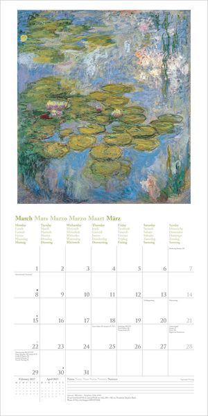 Produktbild: Claude Monet 2027