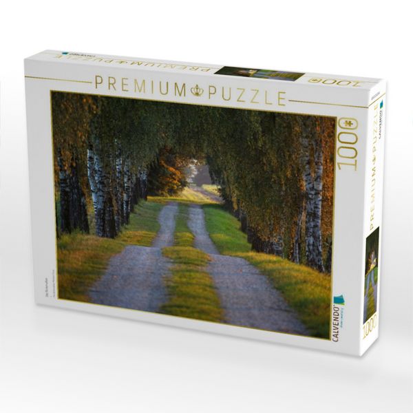 Produktbild: CALVENDO Puzzle Die Birkenallee | 1000 Teile Lege-Gr&ouml;&szlig;e 64x48cm Foto-Puzzle f&uuml;r gl&uuml;ckliche Stunden