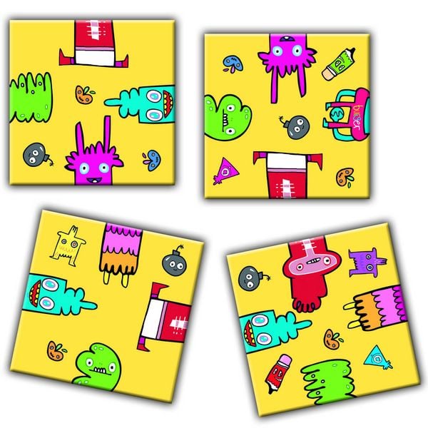 Produktbild: Crazy9 Burgerman Doodles Legespiel
