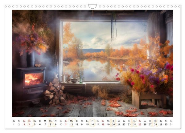Produktbild: Fenstertr&auml;ume (Wandkalender 2026 DIN A3 quer), CALVENDO Monatskalender