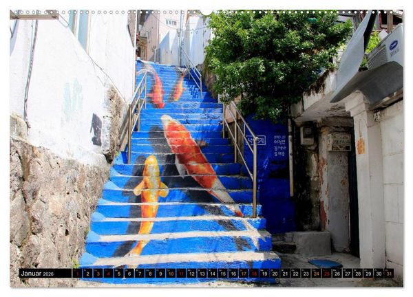 Produktbild: Street Art Seoul (Wandkalender 2026 DIN A2 quer), CALVENDO Monatskalender