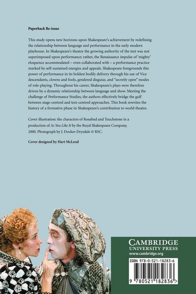 Produktbild: Shakespeare and the Power of Performance