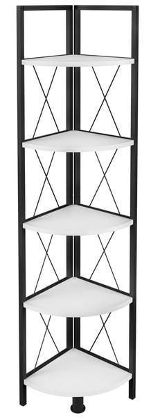 Holz Metall Eckregal Bücher Regal Insasi 5fach