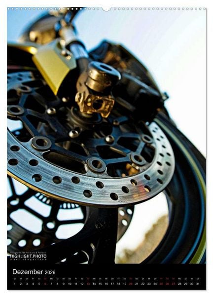 Produktbild: HONDA CB1000R (hochwertiger Premium Wandkalender 2026 DIN A2 hoch), Kunstdruck in Hochglanz