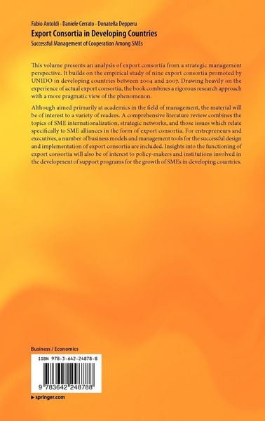 Produktbild: Export Consortia in Developing Countries